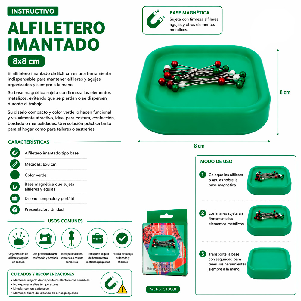 Alfiletero Imantado Unidad
