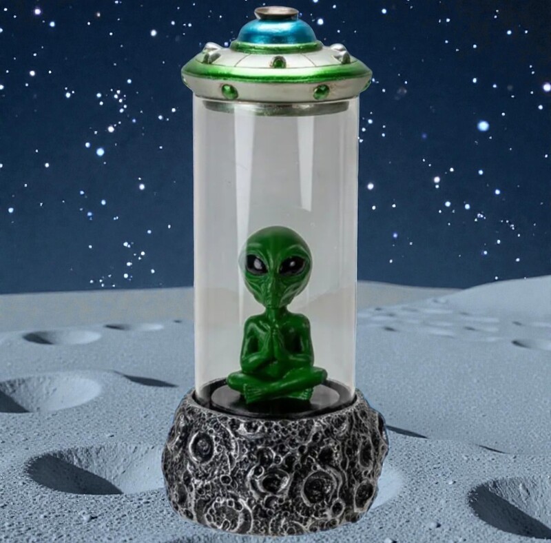 Alien UFO Backflow Incense Burner