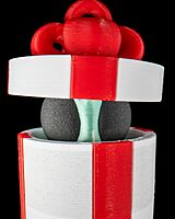 Alien Surprise Fidget Keychain