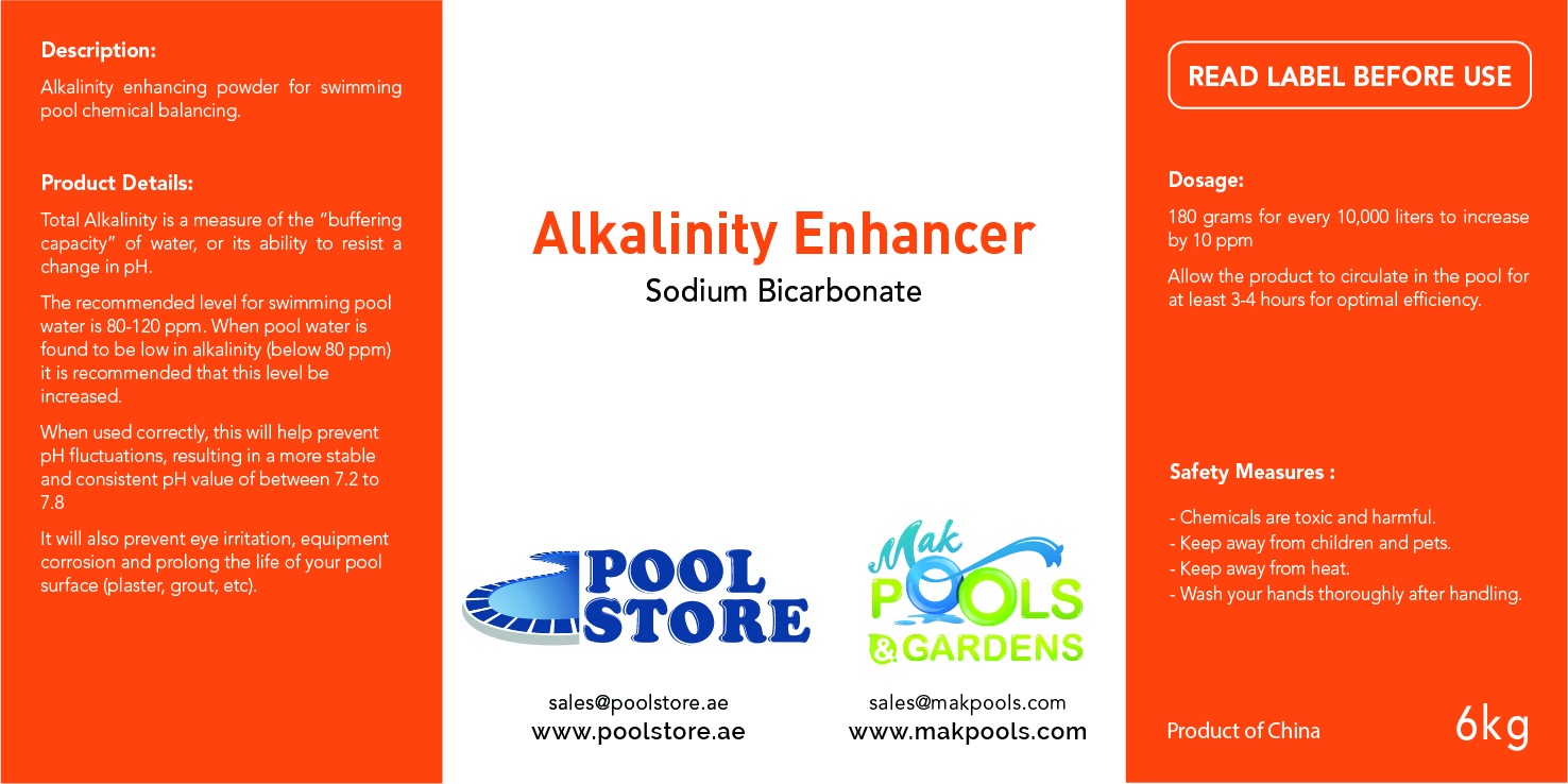Alkalinity Enhancer | 6 Kgs | HS Code: 39172300 | Brand: Generic | Origin: Turkey