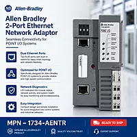 Allen Bradley 2-Port Ethernet Network Adaptor