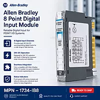 Allen Bradley I/O 8 Point Digital Input Module