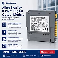 Allen Bradley I/O 8 Point Digital Output Module
