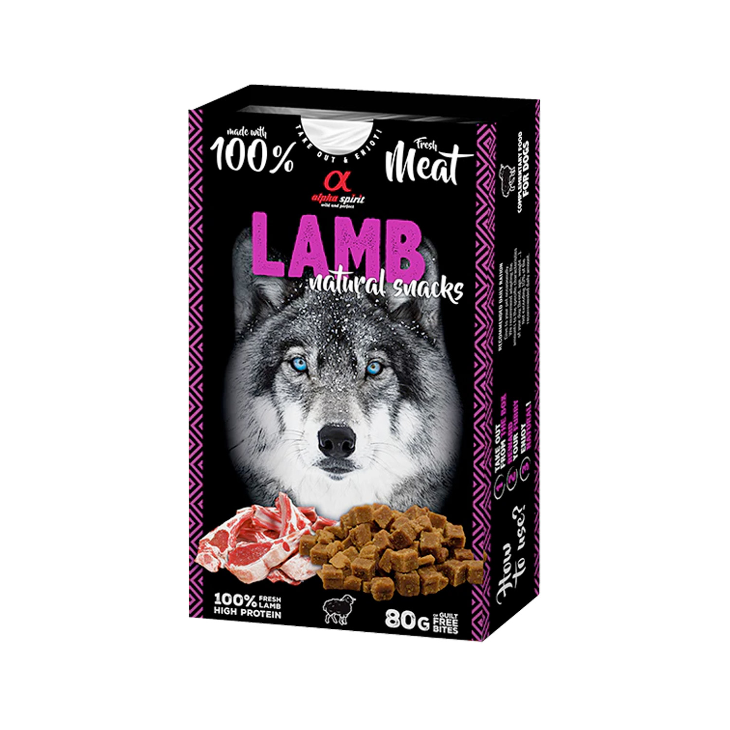 Alpha Spirit Natural Snacks for Dogs – Lamb Alpha Spirit Natural Snacks for Dogs – Lamb