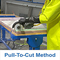 Alpha Pneumatic Wet Cutter/Grinder - 6"