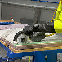 Alpha Pneumatic Wet Cutter/Grinder - 6"