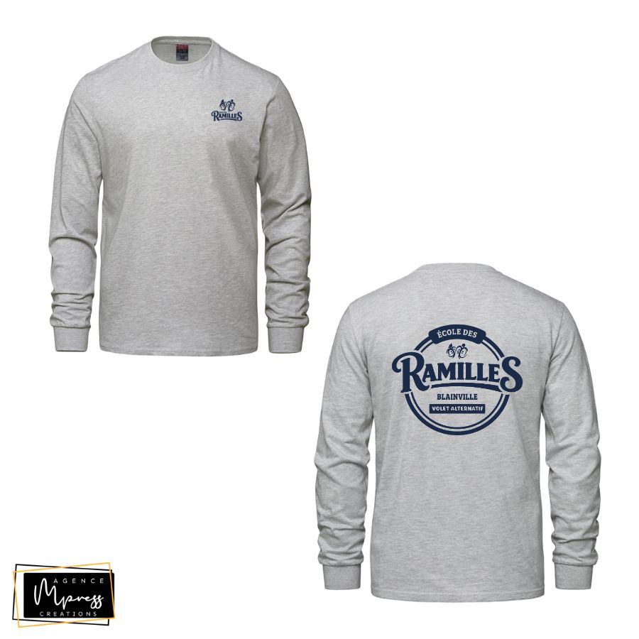 Adulte Chandail manches longues Gris (Alternatif) Adulte Chandail manches longues Gris (Alternatif)