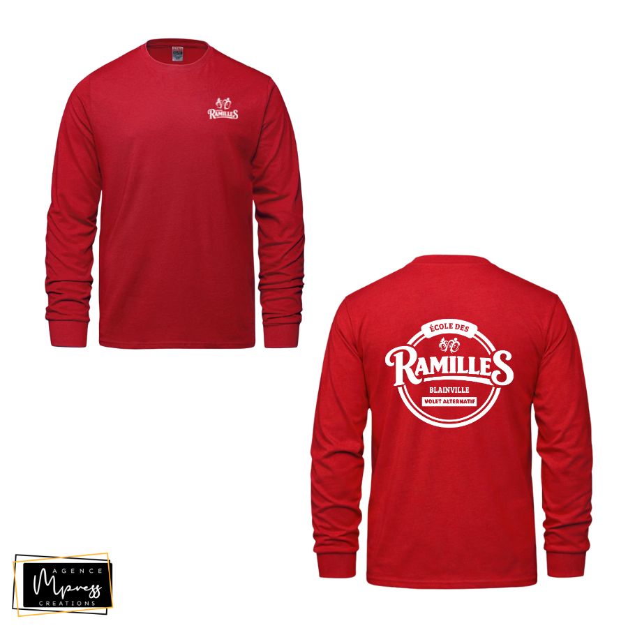 Adulte Chandail manches longues Rouge (Alternatif) Adulte Chandail manches longues Rouge (Alternatif)
