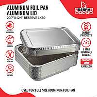 Aluminum Foil Pan Full Size Aluminum Lid Reserve 50/1