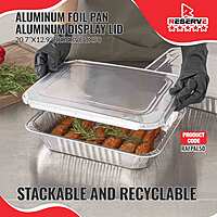 Aluminum Foil Pan Full Size Aluminum Lid Reserve 50/1