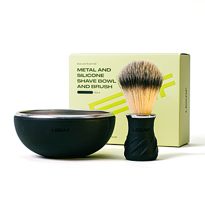 LEAF Shave Bowl & Brush