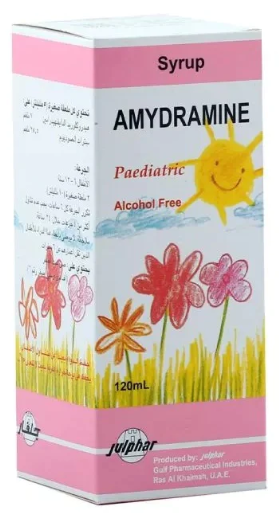 Amydramine Paed Alcohol Free Syrup 120ml