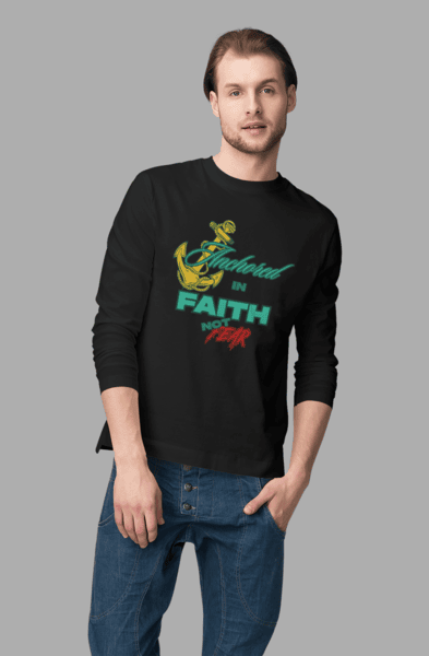 Men's Anchored in Faith Long Sleeve