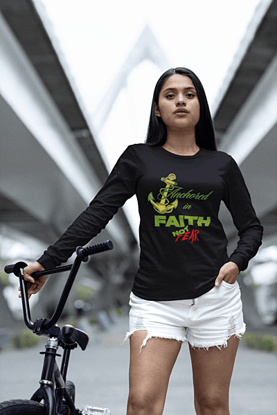 Women's Anchored in Faith Long Sleeve