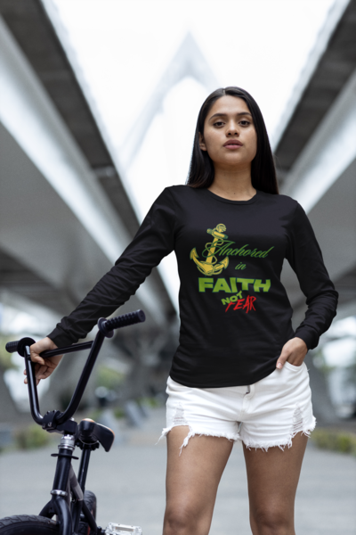 Women's Anchored in Faith Long Sleeve