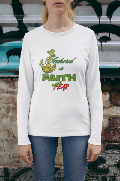 Women's Anchored in Faith Long Sleeve