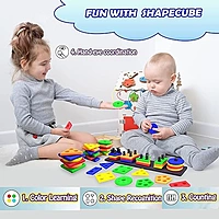 Angle Geometric Plastic Blocks, Sorting & Stacking Toy