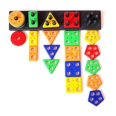 Angle Geometric Plastic Blocks, Sorting & Stacking Toy