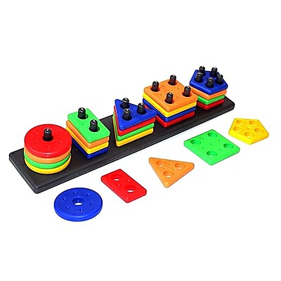 Angle Geometric Plastic Blocks, Sorting & Stacking Toy