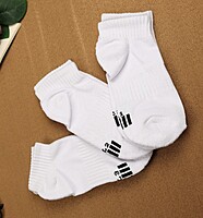 Ankle White Socks 3 Pcs