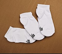 Ankle White Socks 3 Pcs