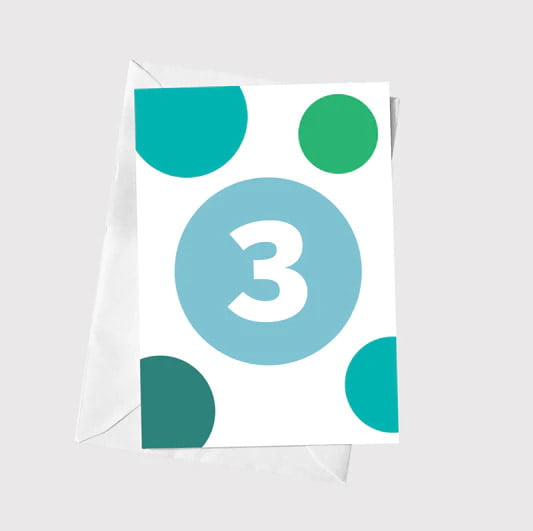 Anoela Birthday Circles Card - 3