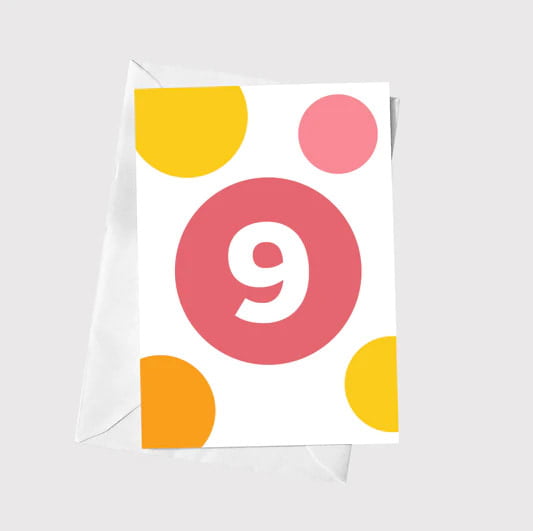 Anoela Birthday Circles Card - 9