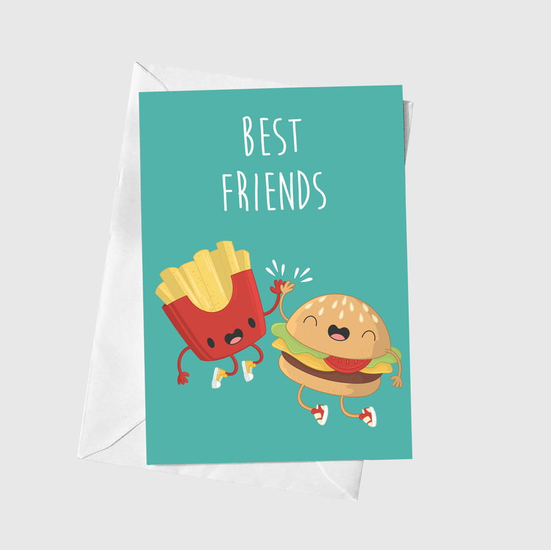 Anoela Best Friends Card