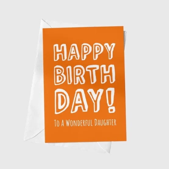 Anoela Happy Birthday To Wonderful Daughter Card