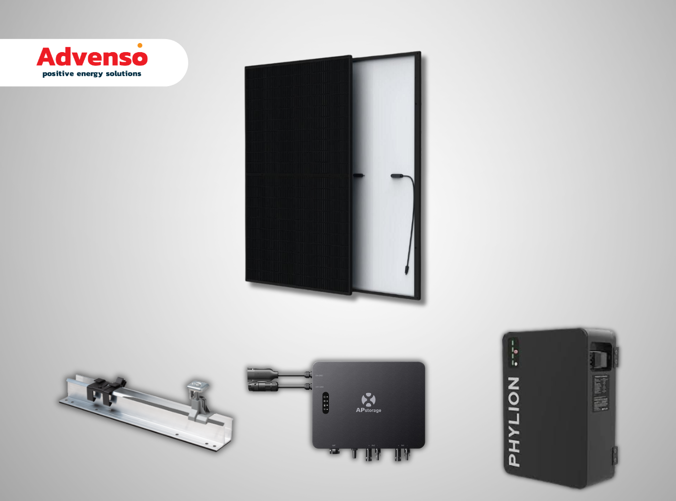 2 Stekkerpanelen met ApSystems omvormer met batterij – Staaldak/Trapeziumplaat 2 Stekkerpanelen met ApSystems omvormer met batterij – Staaldak/Trapeziumplaat