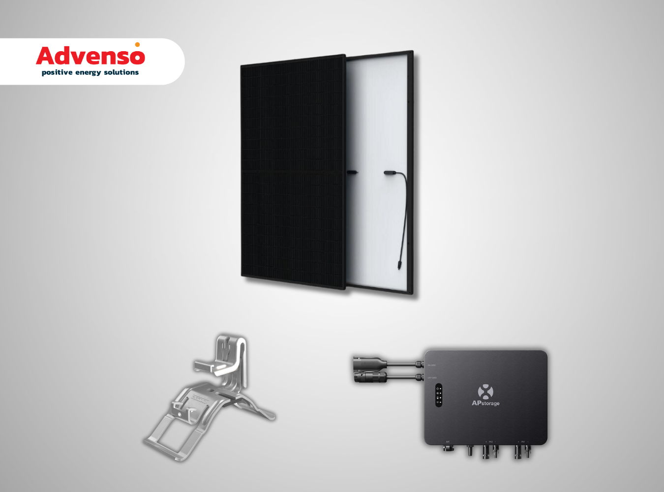 2 Stekkerpanelen met ApSystems omvormer - Golfplaten 2 Stekkerpanelen met ApSystems omvormer - Golfplaten