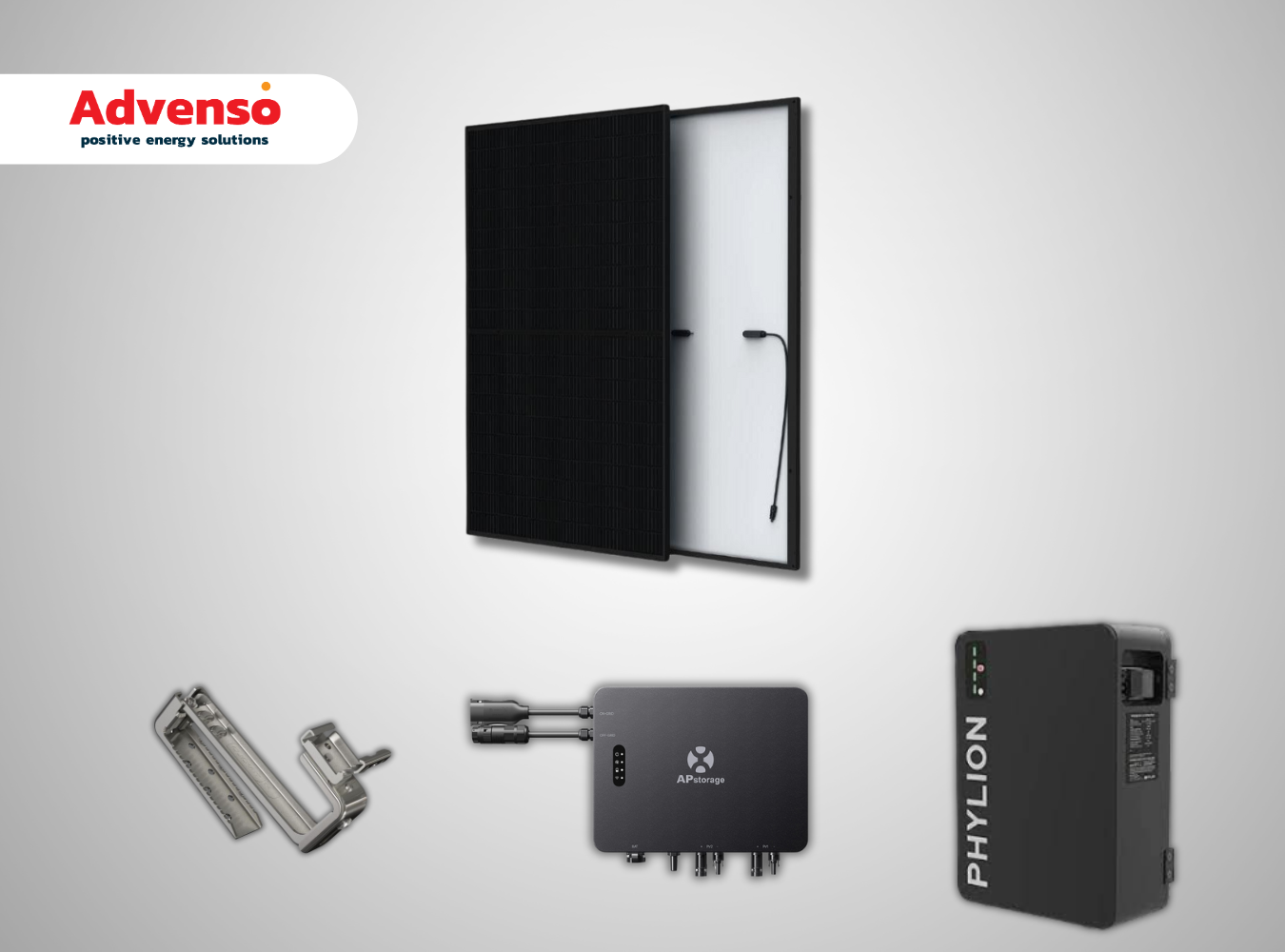 2 Stekkerpanelen met ApSystems omvormer met batterij - Dakpannen 2 Stekkerpanelen met ApSystems omvormer met batterij - Dakpannen