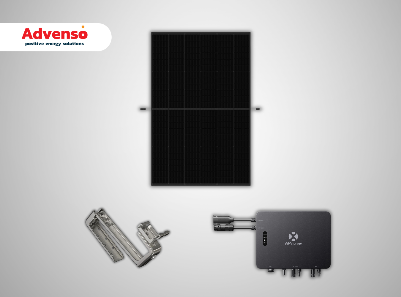 1 Stekkerpaneel met ApSystems omvormer - Dakpannen 1 Stekkerpaneel met ApSystems omvormer - Dakpannen