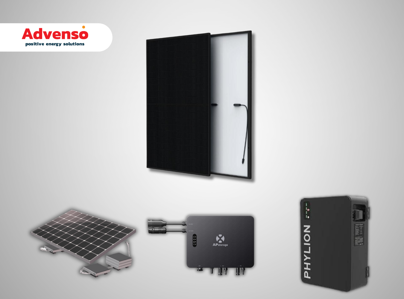 2 Stekkerpanelen met ApSystems omvormer met batterij – Plat dak 2 Stekkerpanelen met ApSystems omvormer met batterij – Plat dak