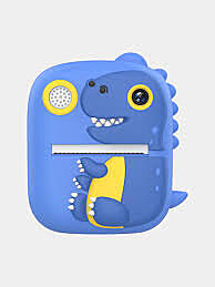 Appareil Photo Numerique a Impression Instantanée Dinosaur Kids Bleu