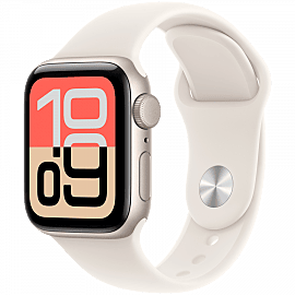 Apple Watch SE 3 GPS 40 mm Starlight Aluminium Case with Starlight Sport Band-M/L,Model A3324