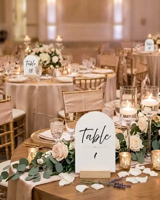 Arch Table Sign