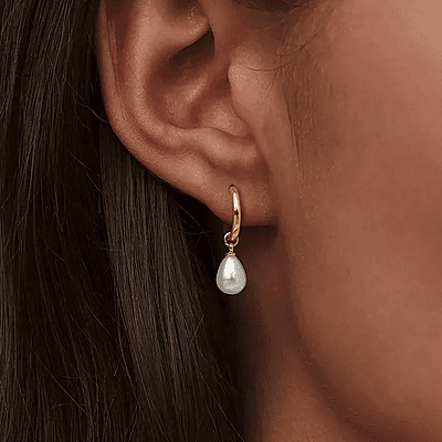 Hanging Pearl Earrings