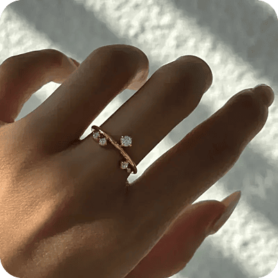 Four Zircon Rings
