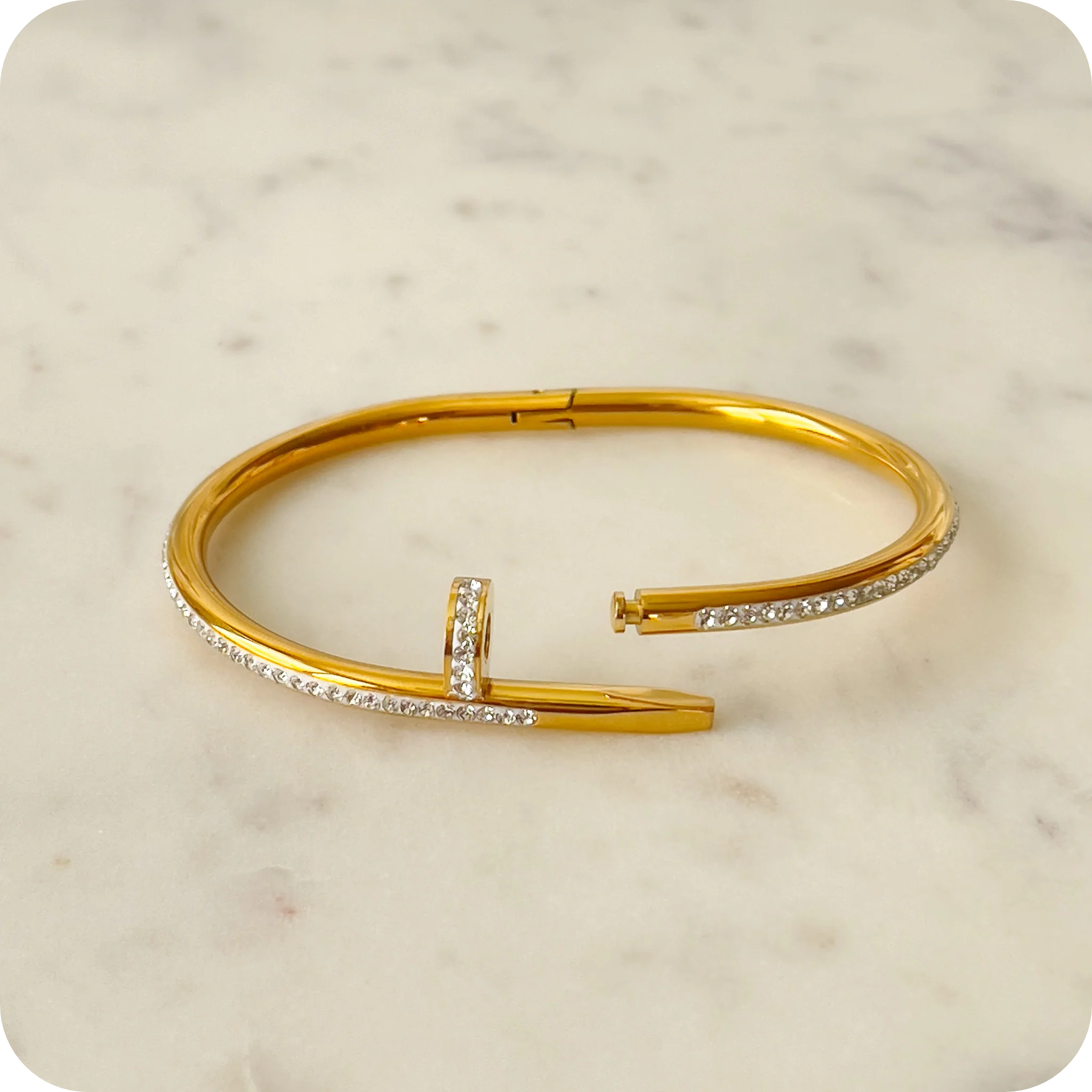 Cartier Nail with Zircons