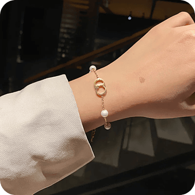 Christian Dior with Pearls Bracelet