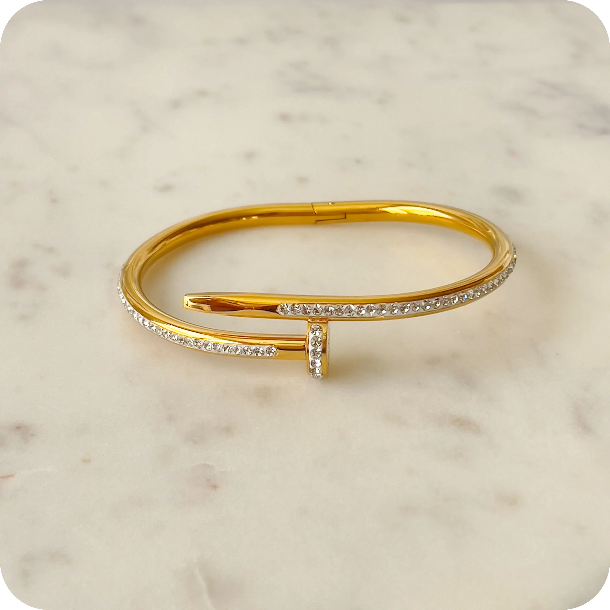 Cartier Nail with Zircons