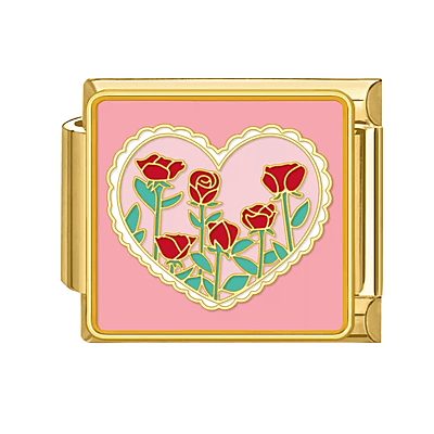 Golden Red Roses