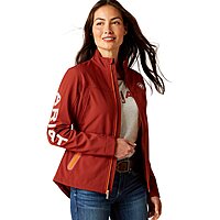 Ariat New Team Softshell Jacket Women Fired Brick