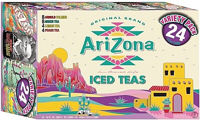 Arizona, Iced Tea, Variety, 15 oz, 24 pack