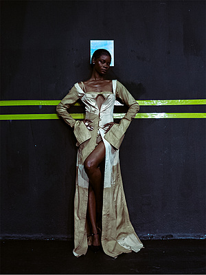 Panelled Underwear Dress