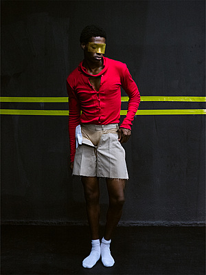 Collar Band Underwear Pinstripe Shorts Collar Band Underwear Pinstripe Shorts