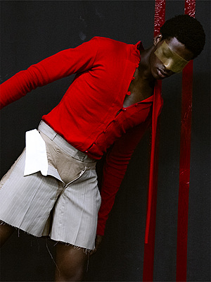 Collar Band Underwear Pinstripe Shorts Collar Band Underwear Pinstripe Shorts