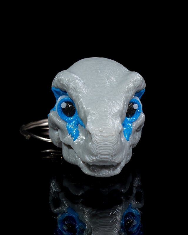 Articulated Velociraptor Keychain