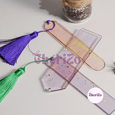 Premium Silicone 5 Cavities Bookmarks Mould for Resin Casting | Flexible & Reusable Mould for DIY Crafts, Resin Bookmarks, Wall Hangings, Home Decors & Creative Projects